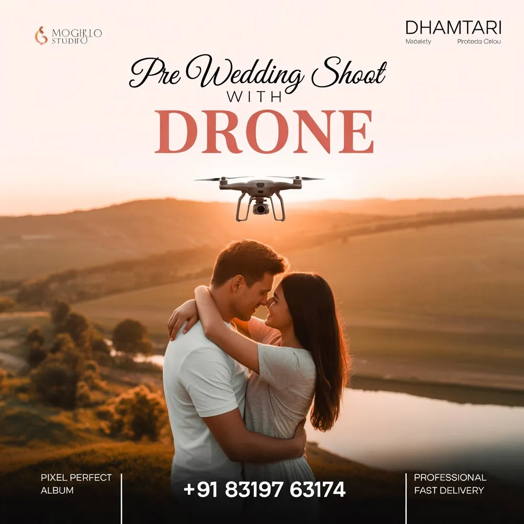 Pre-Wedding Shoot with Drone